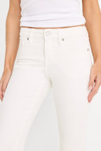 GOOD LOW RISE BOOTCUT JEANS WHITE001