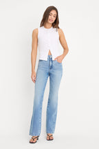 SOFT TECH GOOD CLASSIC BOOTCUT JEANS INDIGO1019