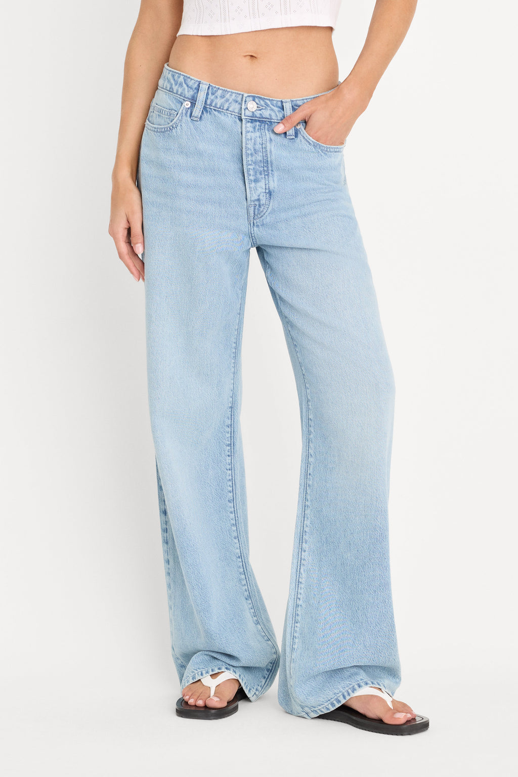 WEIGHTLESS WIDE JEANS INDIGO1250
