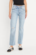 VINTAGE STRAIGHT ANKLE JEANS INDIGO1252
