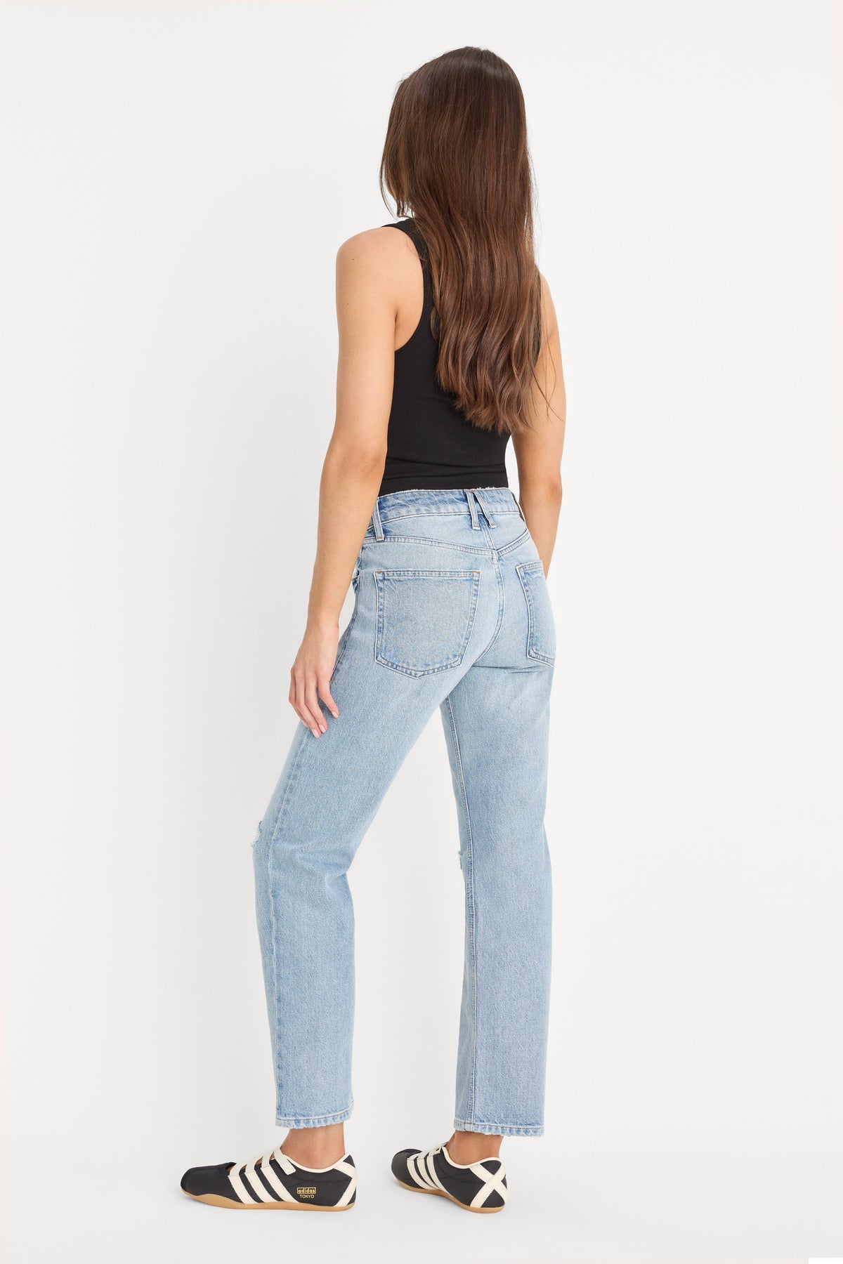 VINTAGE STRAIGHT ANKLE JEANS INDIGO1252