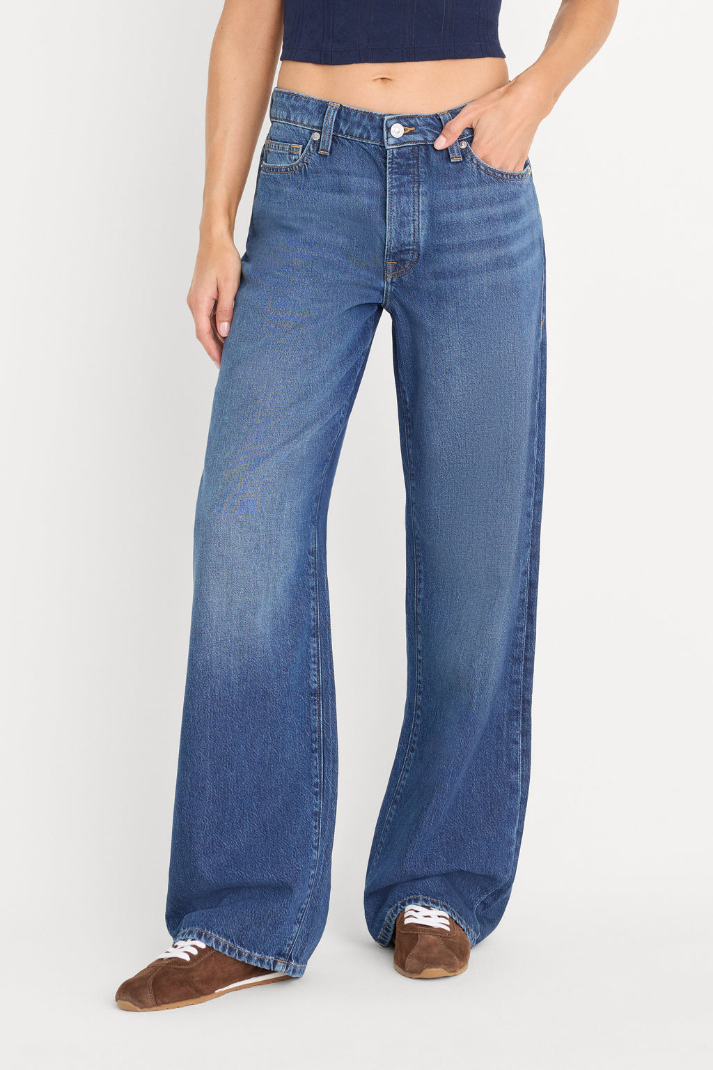 WEIGHTLESS WIDE JEANS INDIGO1258
