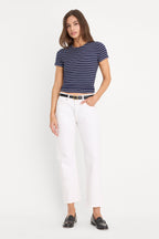 THE RIB BABY TEE SIMPLE STRIPE HORIZON INK