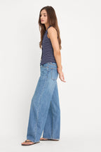 VINTAGE WIDE JEANS INDIGO1237