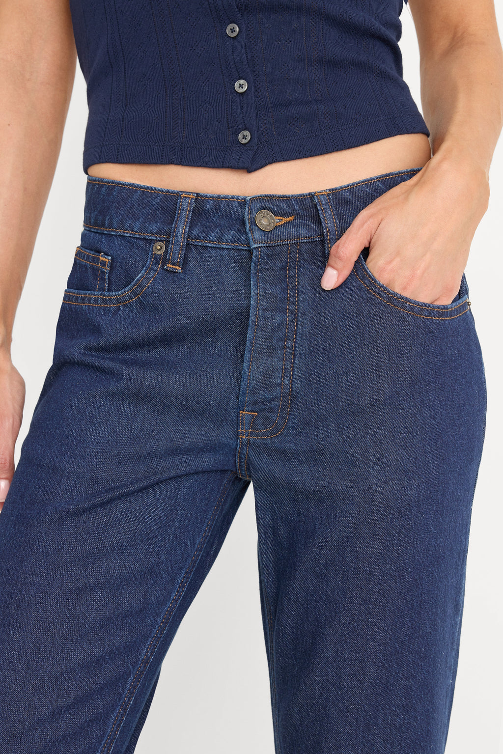 WEIGHTLESS BOYFRIEND JEANS INDIGO