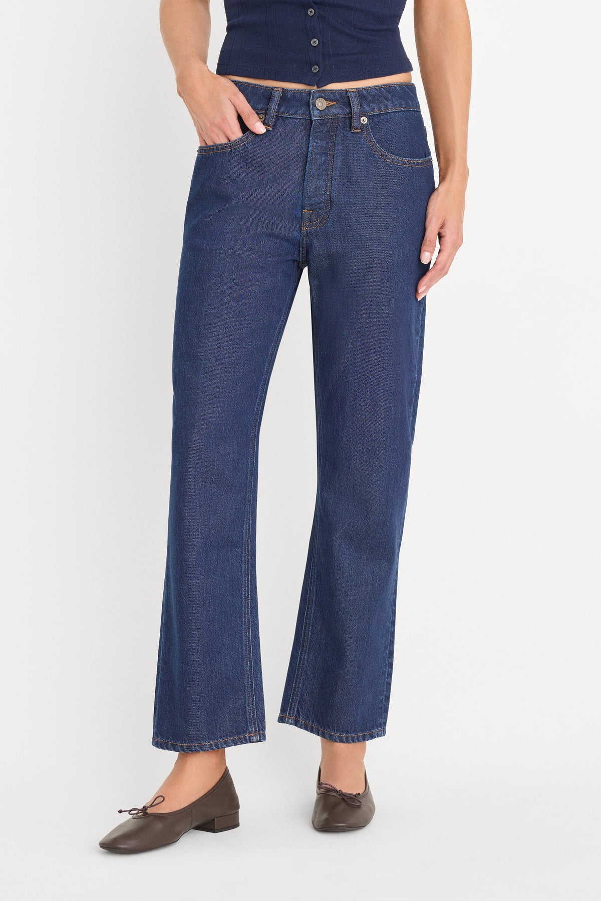WEIGHTLESS BOYFRIEND JEANS INDIGO