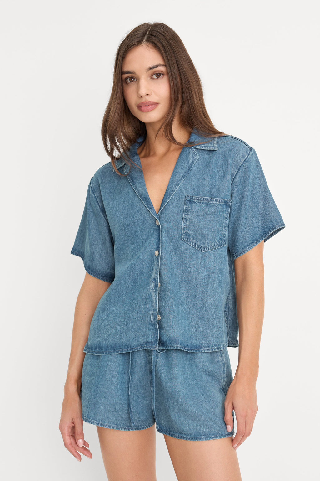 THE DENIM CAMP SHIRT