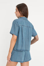 THE DENIM CAMP SHIRT
