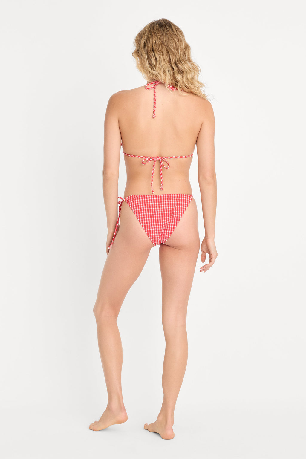 THE STRING BIKINI BOTTOM POP GINGHAM LARGE