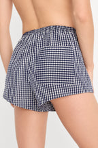 THE SEERSUCKER PULL ON SHORT HORIZON GINGHAM SMALL