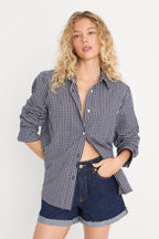 THE SEERSUCKER SHIRT HORIZON GINGHAM SMALL