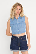 THE DENIM ANCHOR TOP INDIGO1391
