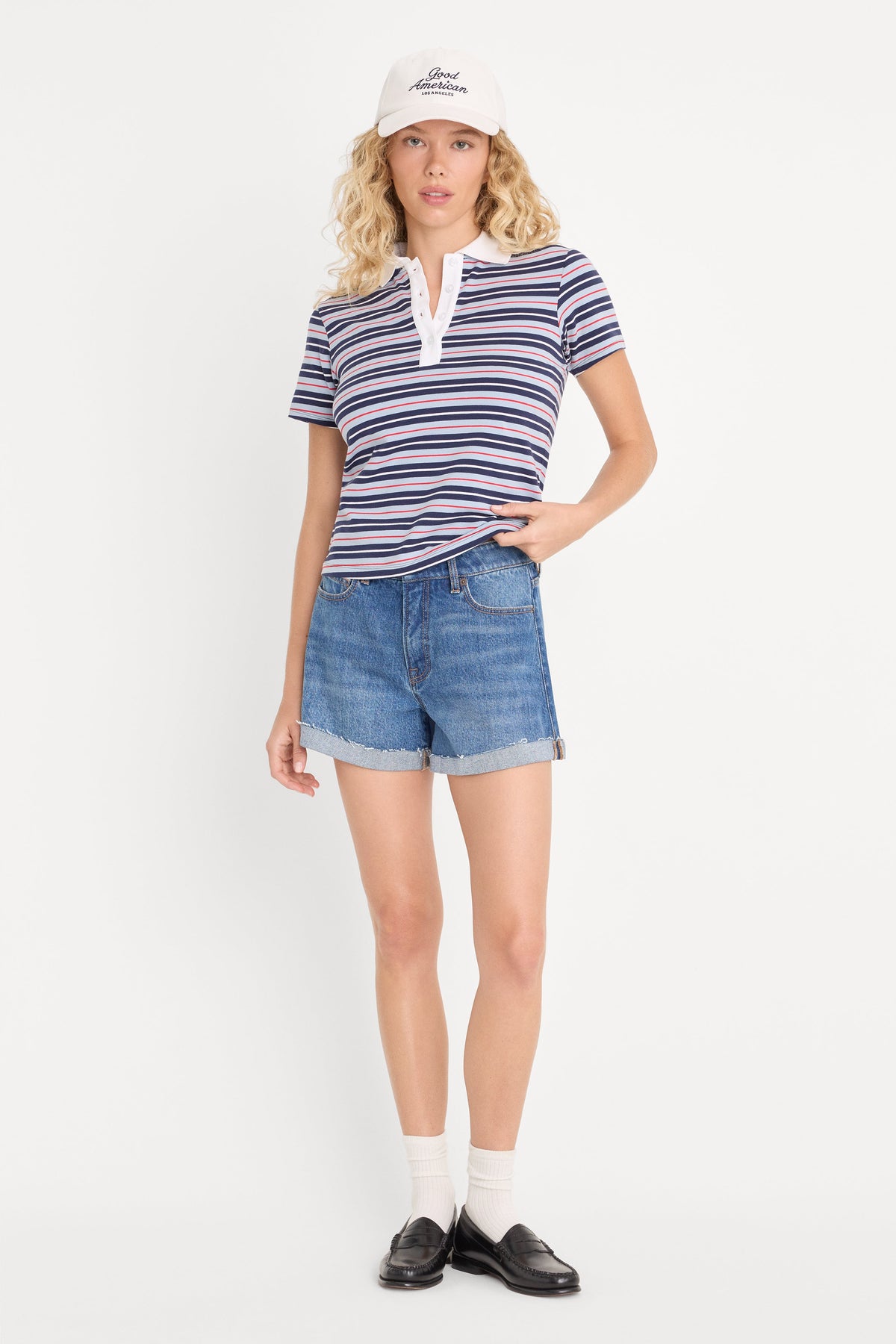 THE EASY POLO AMERICANA HORIZONTAL STRIPE