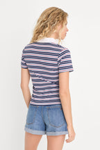 THE EASY POLO AMERICANA HORIZONTAL STRIPE