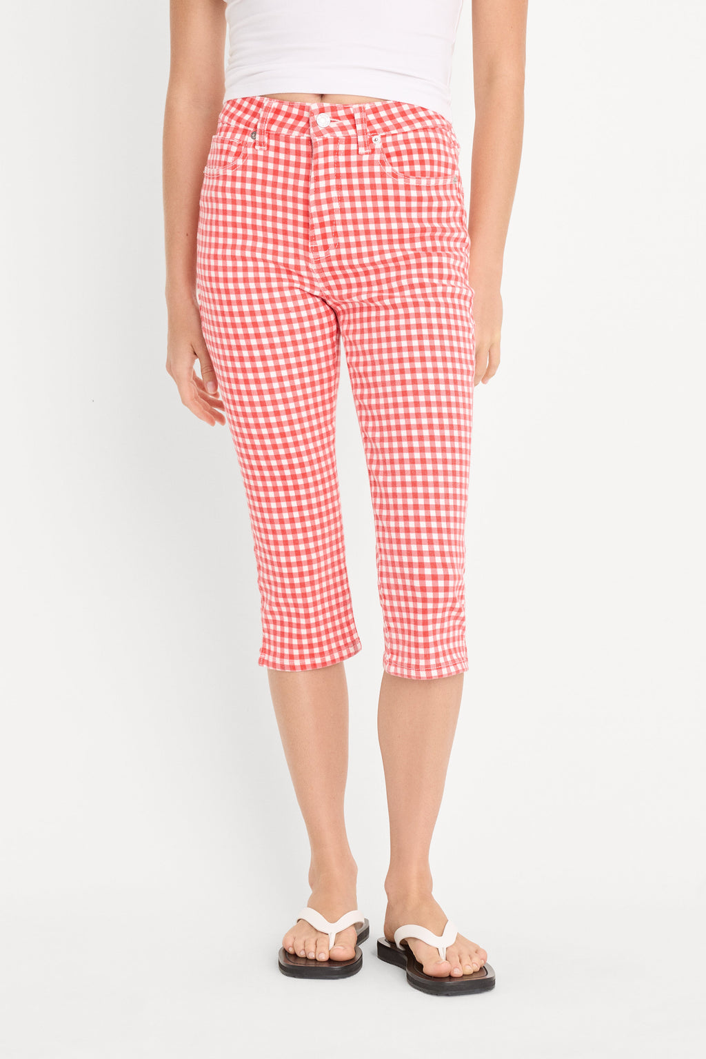 GOOD LEGS CAPRI POP GINGHAM LARGE