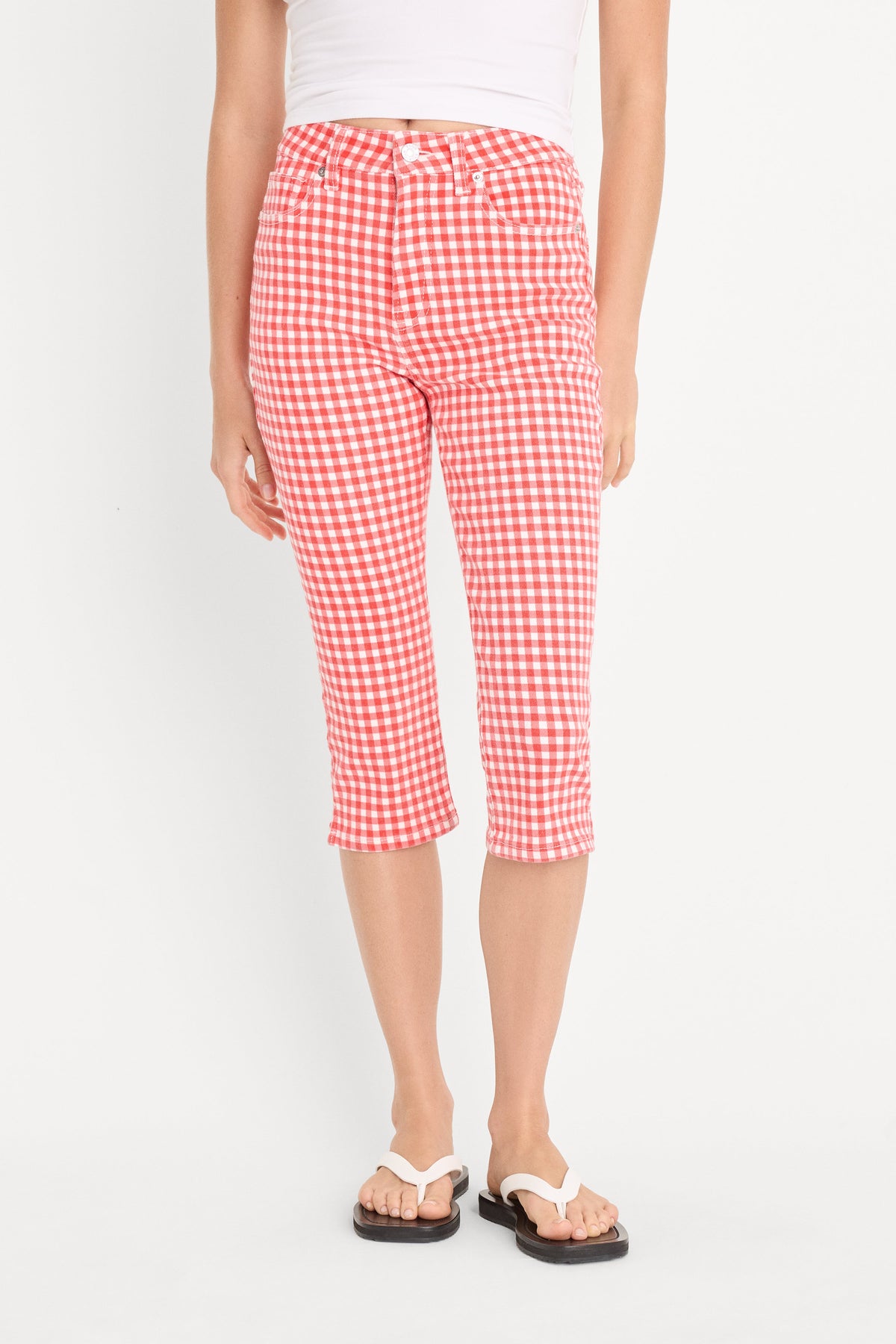 GOOD LEGS CAPRI POP GINGHAM LARGE