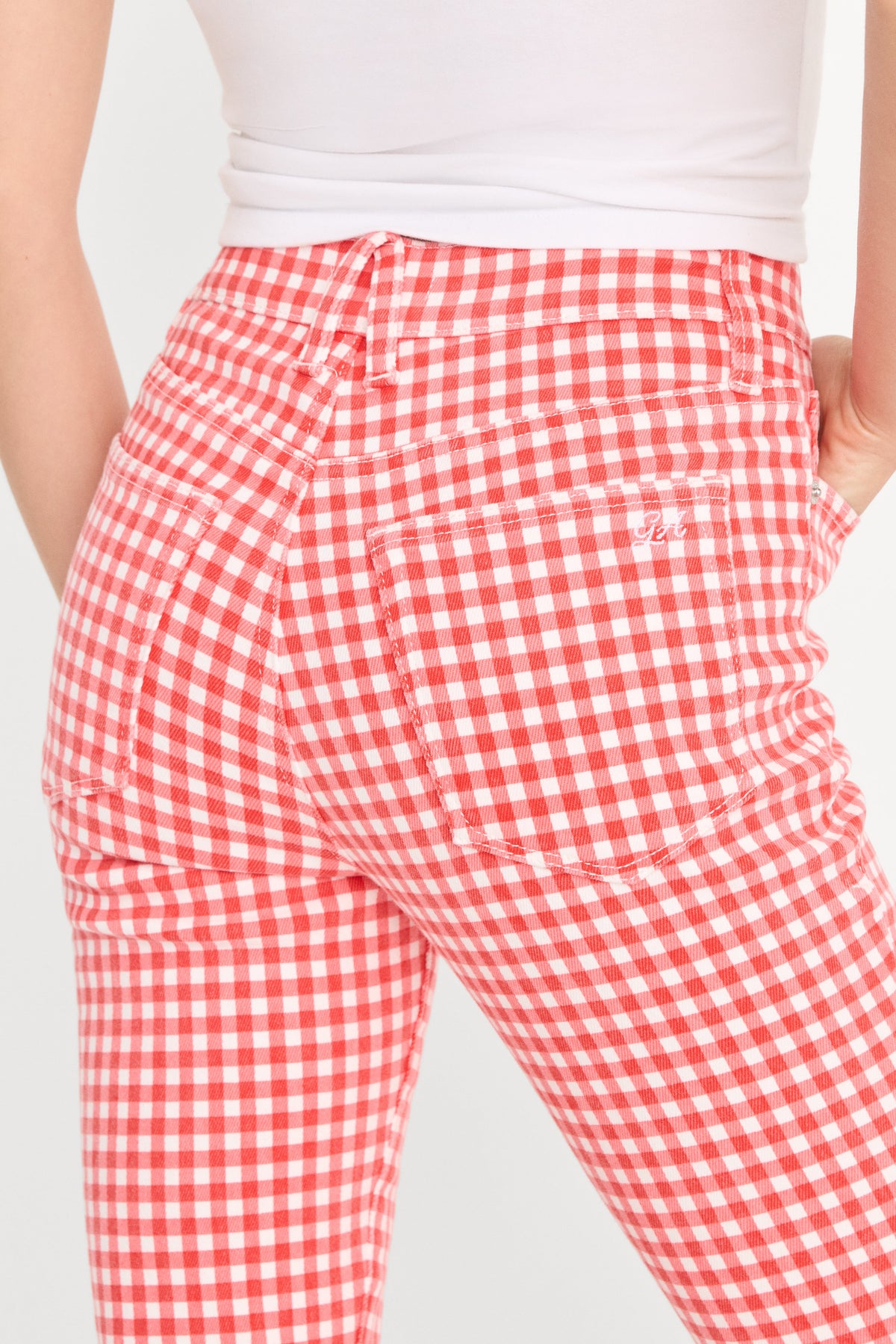 GOOD LEGS CAPRI POP GINGHAM LARGE
