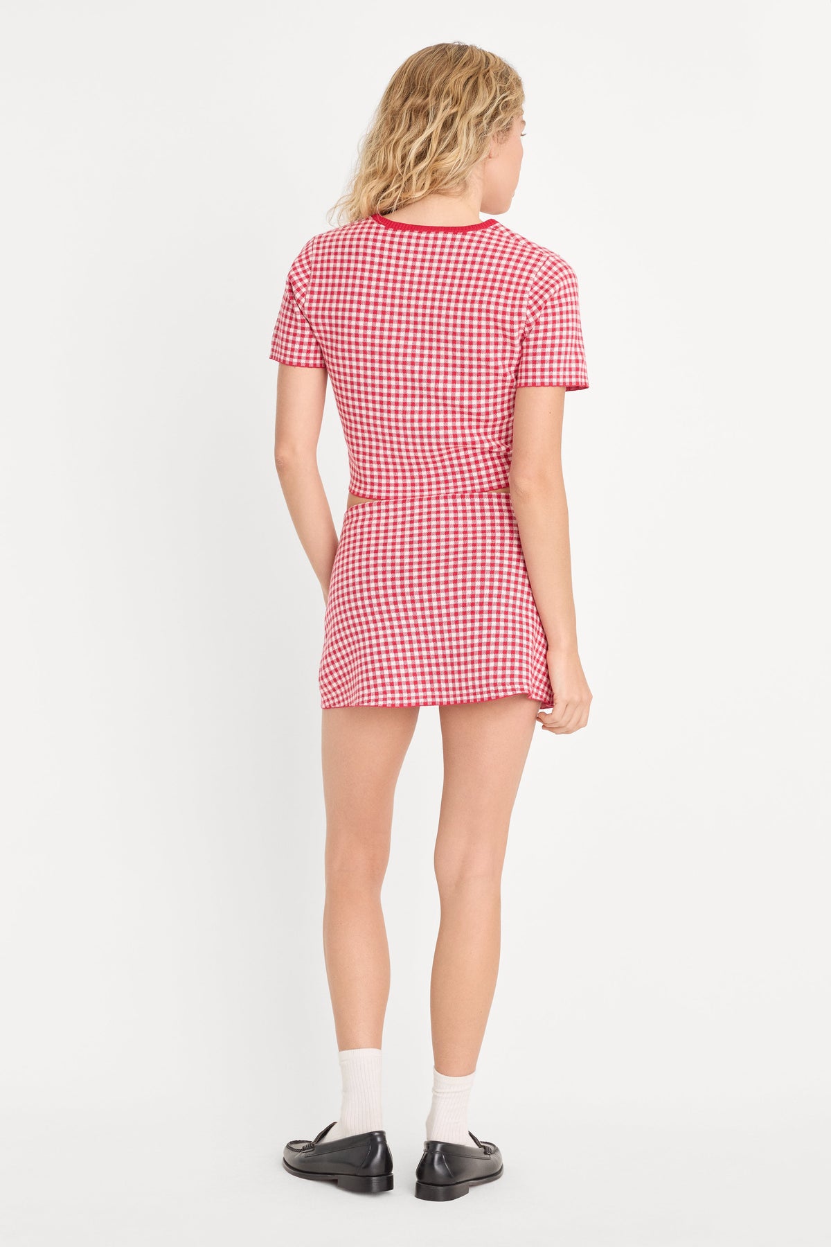 THE KEEPSAKE SKORT CHERRY GINGHAM