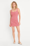 THE GARDEN DRESS CHECKERED RED