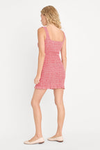THE GARDEN DRESS CHECKERED RED
