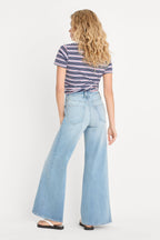 GOOD WAIST PALAZZO ANKLE JEANS INDIGO1247