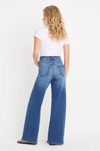 SOFT TECH GOOD WAIST PALAZZO JEANS INDIGO1233