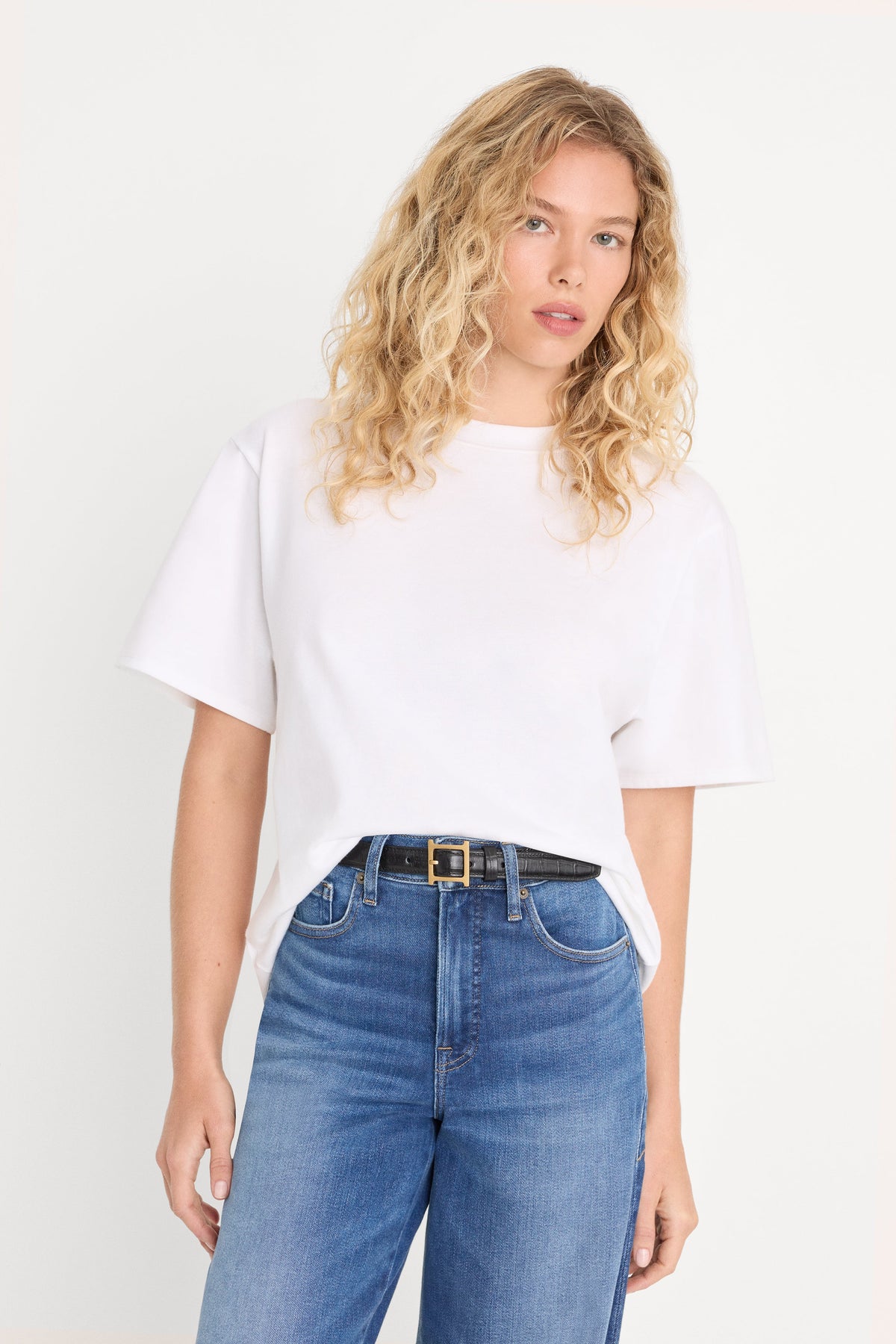 THE OVERSIZED TEE WHITE001