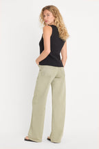 VINTAGE WIDE JEANS BEACHGRASS