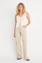 THE KNIT VEST WHITE001