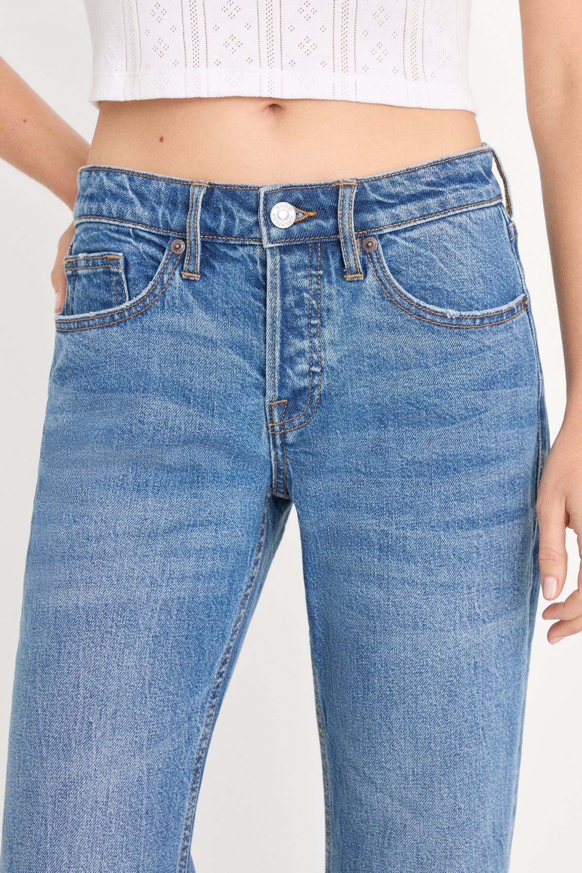 VINTAGE LOW RELAXED FLARE JEANS INDIGO1287