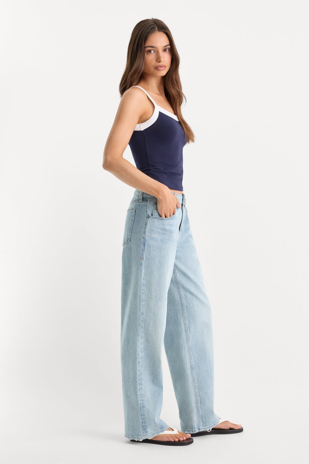LOW RELAXED STRAIGHT JEANS INDIGO1220