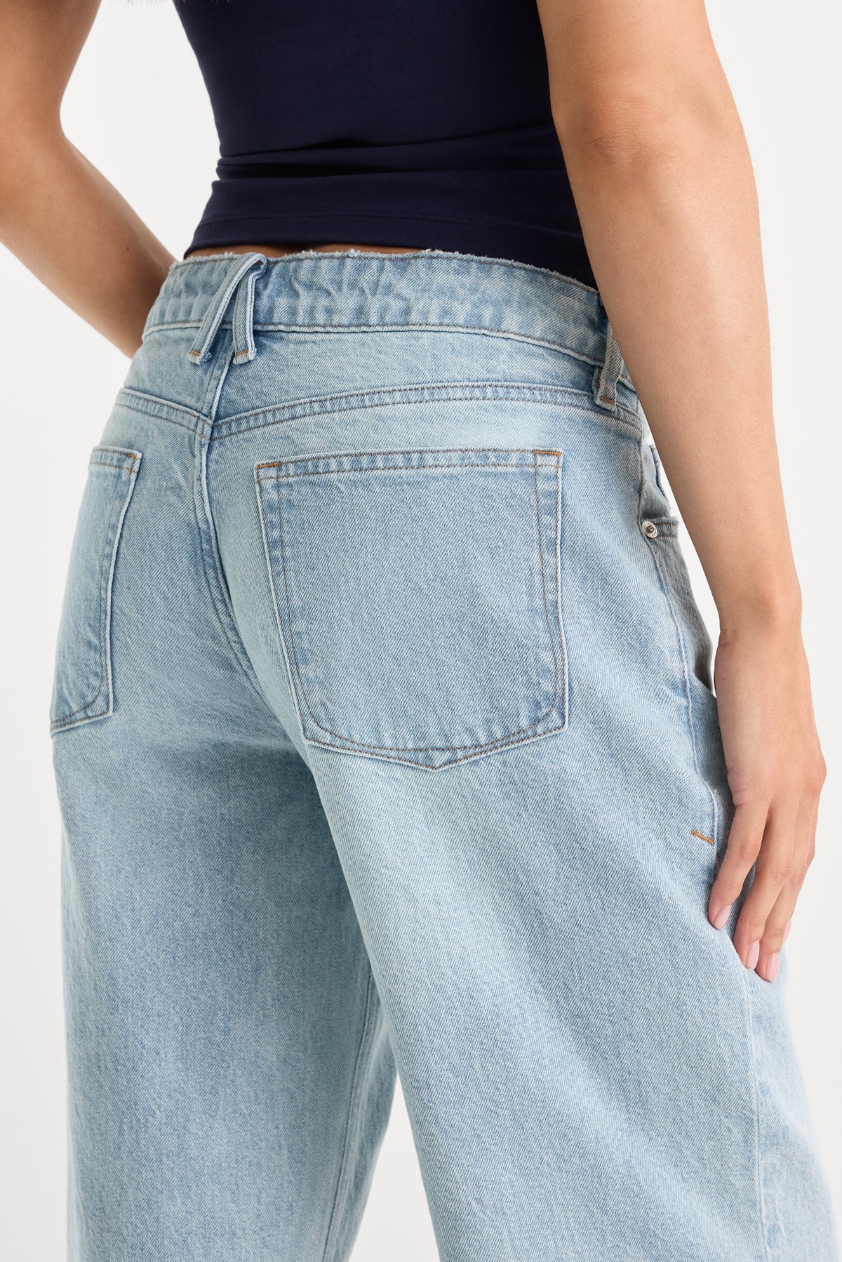 LOW RELAXED STRAIGHT JEANS INDIGO1220