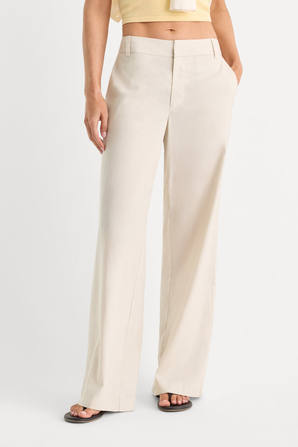THE WIDE LEG LINEN TROUSER LINO