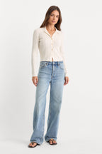 VINTAGE WIDE JEANS INDIGO1242
