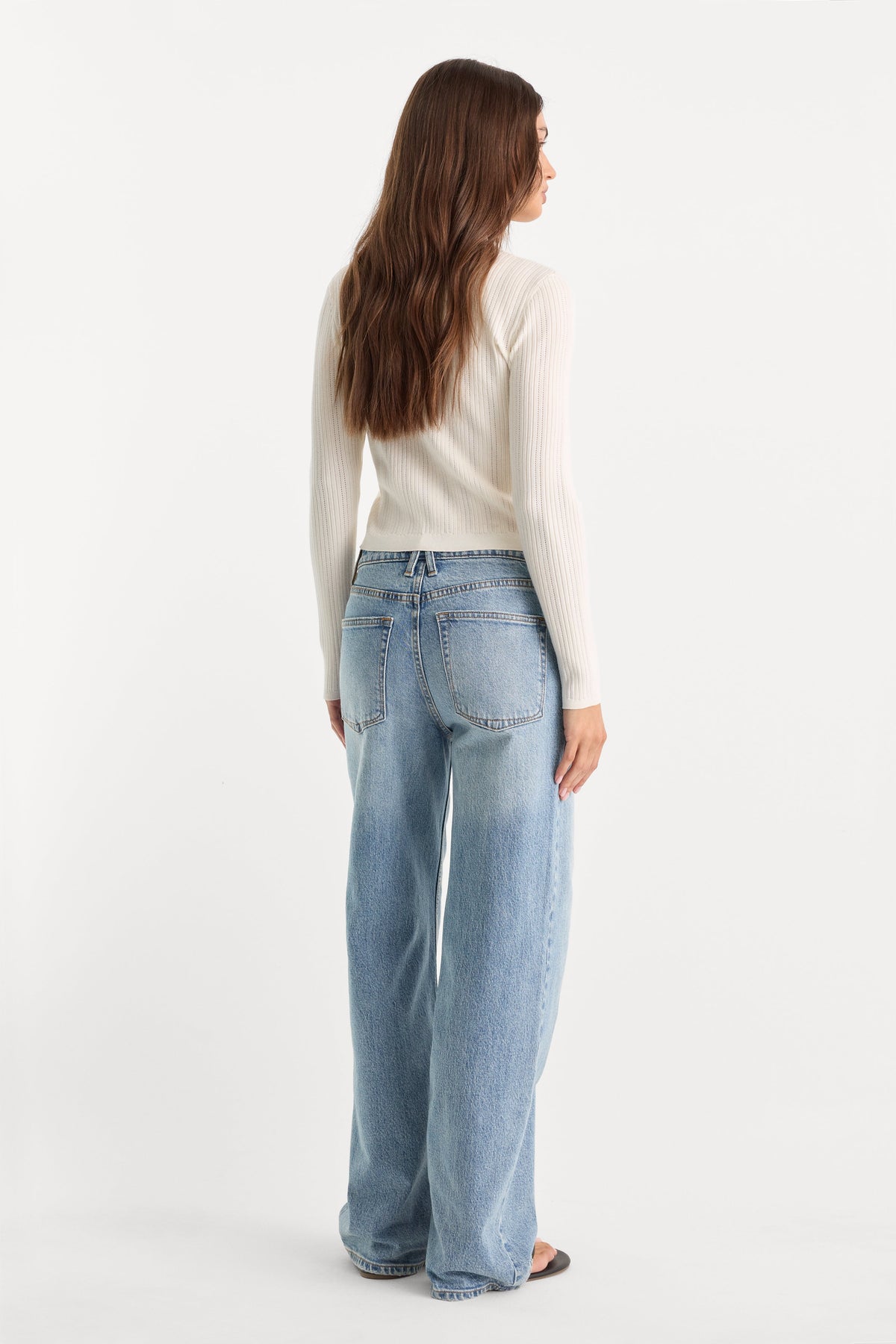 VINTAGE WIDE JEANS INDIGO1242