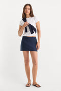 THE LINEN SKORT HORIZON INK