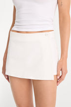 THE WRAPPED SKORT WHITE001