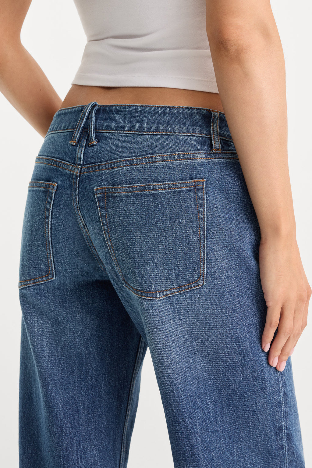 VINTAGE LOW LOOSE JEANS INDIGO1291