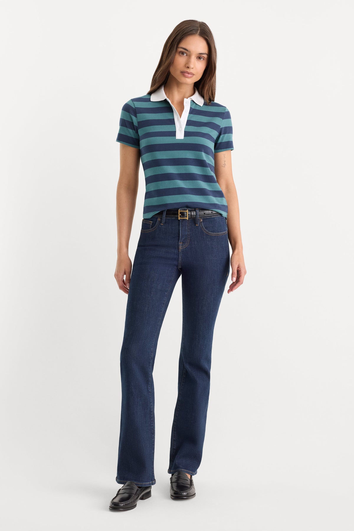 GOOD LOW RISE BOOTCUT JEANS INDIGO1231