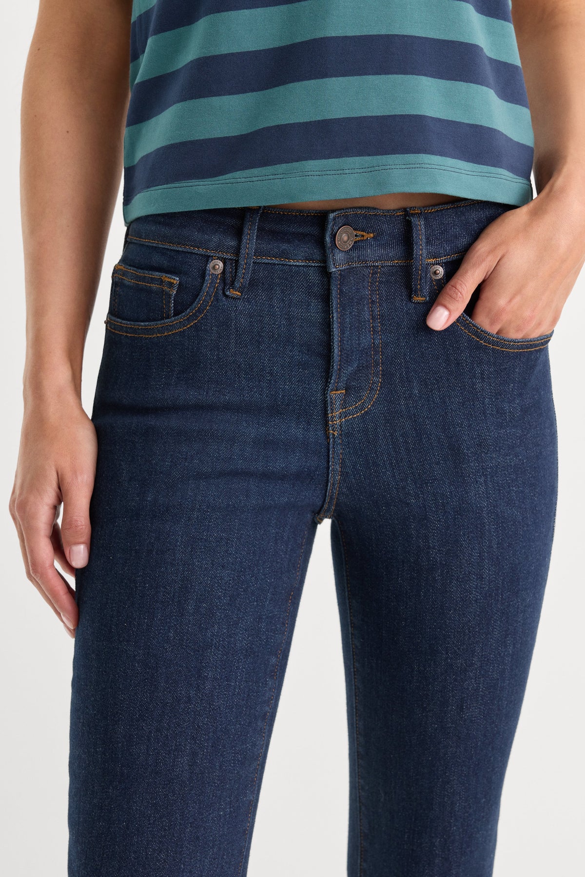 GOOD LOW RISE BOOTCUT JEANS INDIGO1231