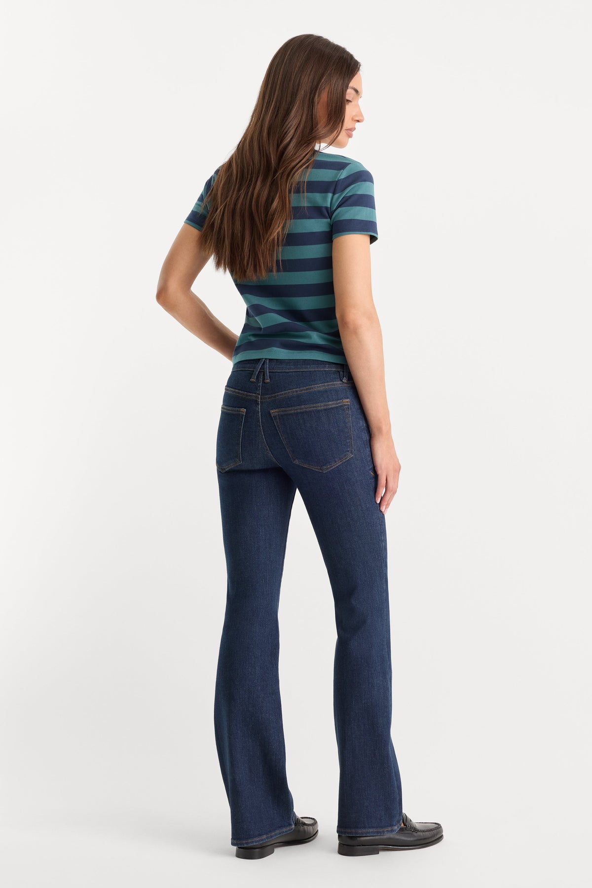 GOOD LOW RISE BOOTCUT JEANS INDIGO1231
