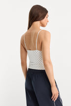 THE WEIGHTLESS SCULPTING MODERN TANK MINI DOT WHITE