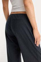 THE LOW RISE TROUSER ROYAL STRIPE