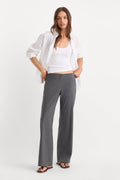 THE LOW RISE TROUSER ASH