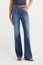 SOFT TECH GOOD LEGS FLARE JEANS INDIGO1233