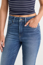 SOFT TECH GOOD LEGS FLARE JEANS INDIGO1233