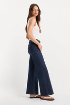 GOOD WAIST PALAZZO ANKLE JEANS INDIGO1231