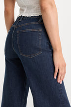 GOOD WAIST PALAZZO ANKLE JEANS INDIGO1231