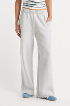 THE FLEECE SWEATPANT HEATHER GREY