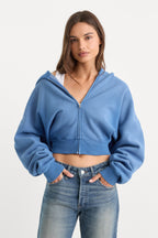 THE ZIP UP SWEATSHIRT BLUE DRIFT